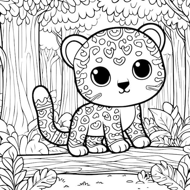 Animal coloring page