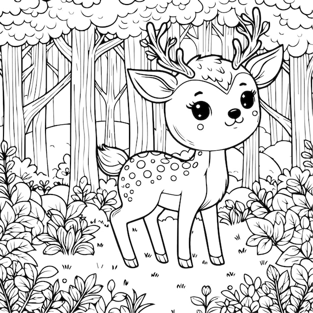 Animal coloring page