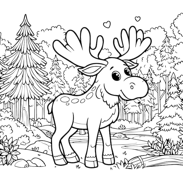 Animal coloring page