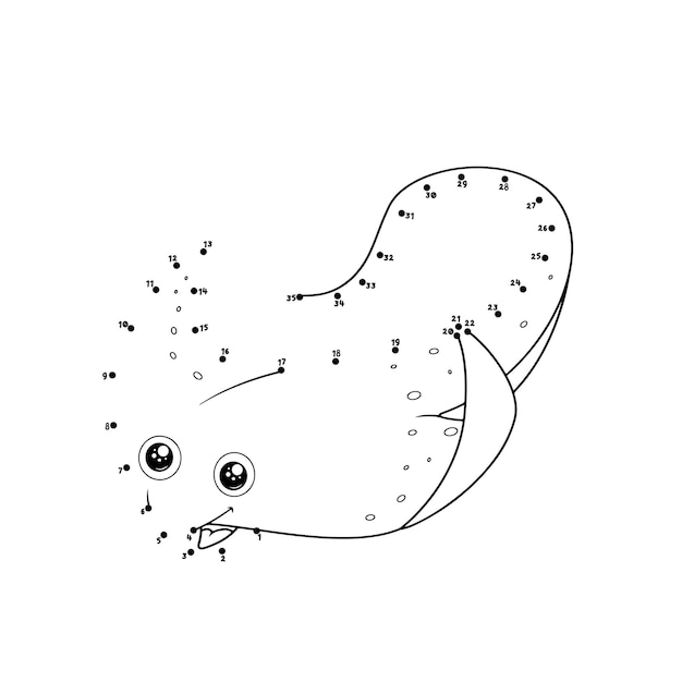 Animal Dot To Dot Activity coloring pages