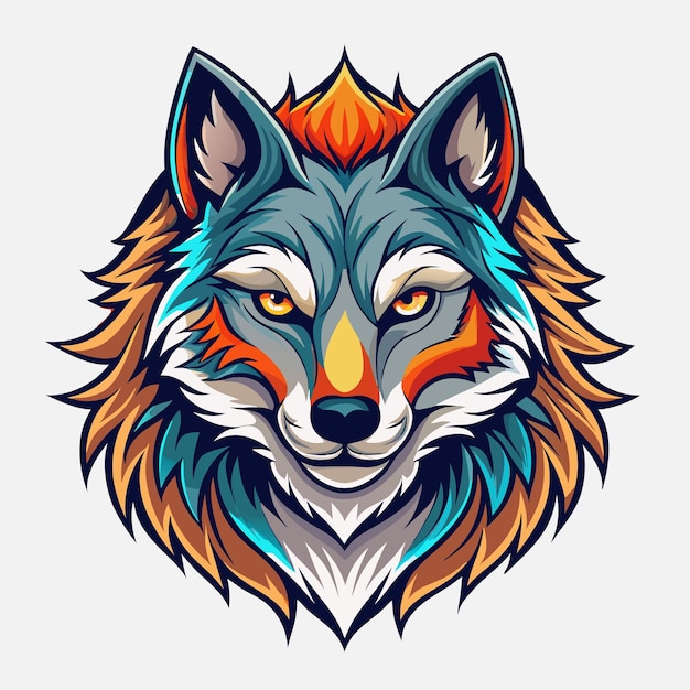 Animal Face Vector Illustration