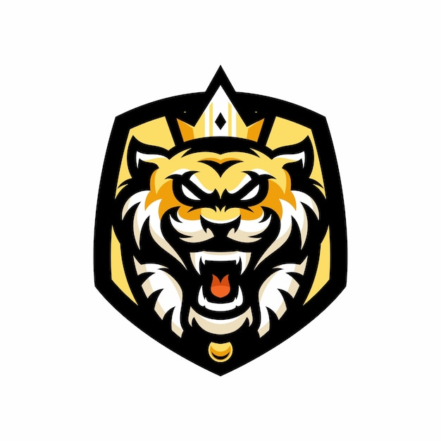 Animal Head - tiger - vector logo/icon illustration mascot