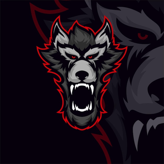 animal masscot logo esport premium vector