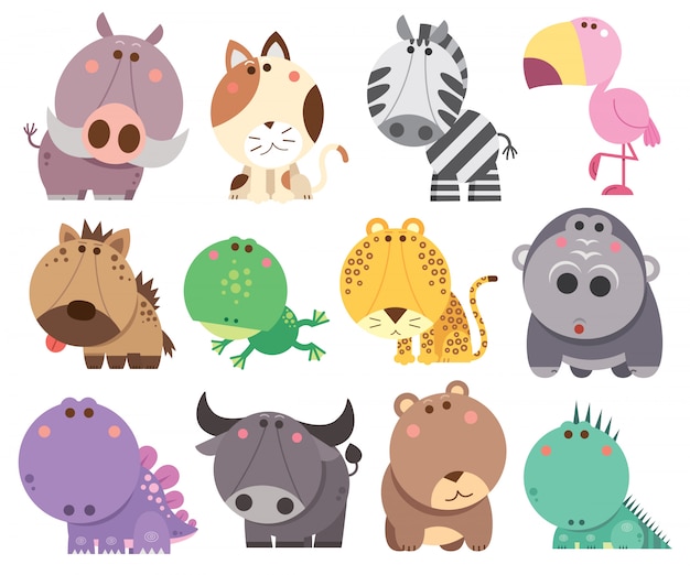 Animals cartoons collection