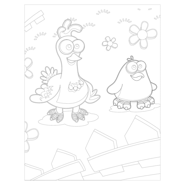 Animals coloring pages for kids