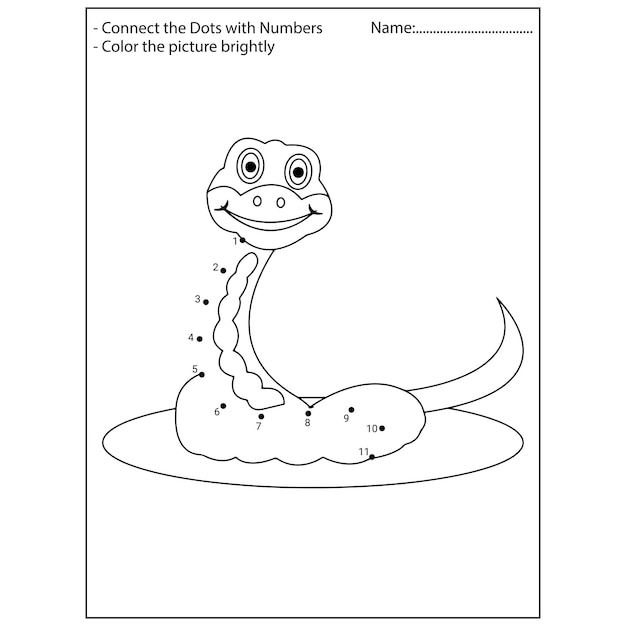 Animals Dot To Dot Kindergarten Activities