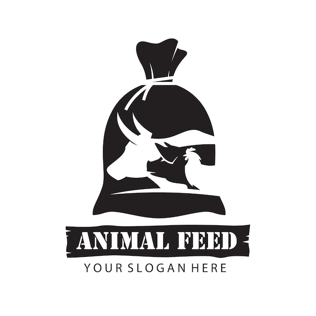 animals feed in sack