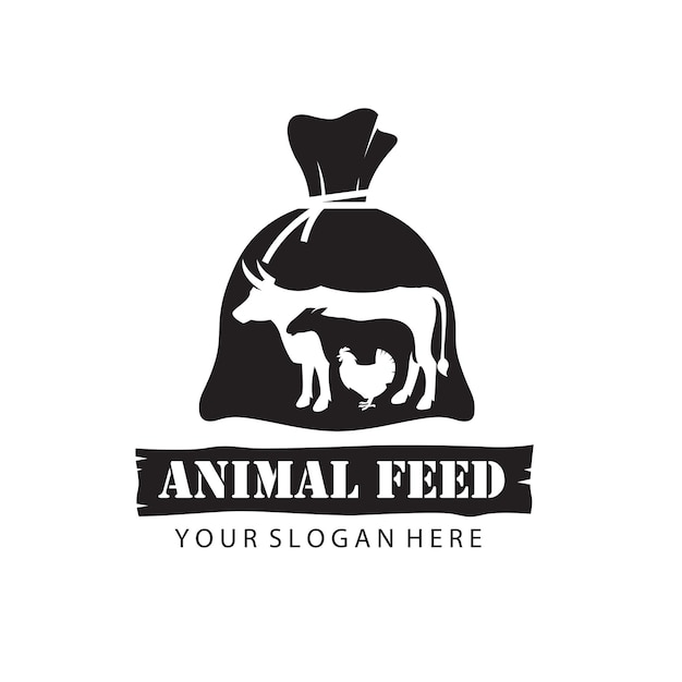 animals feed in sack