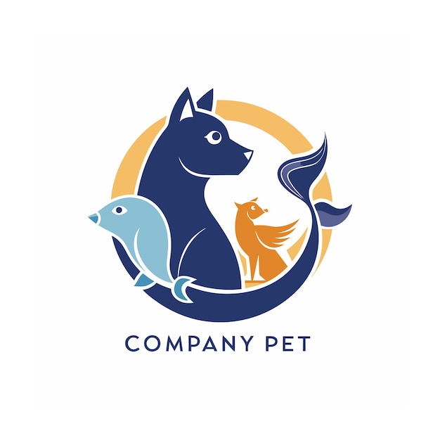 Animals and Pets logo template