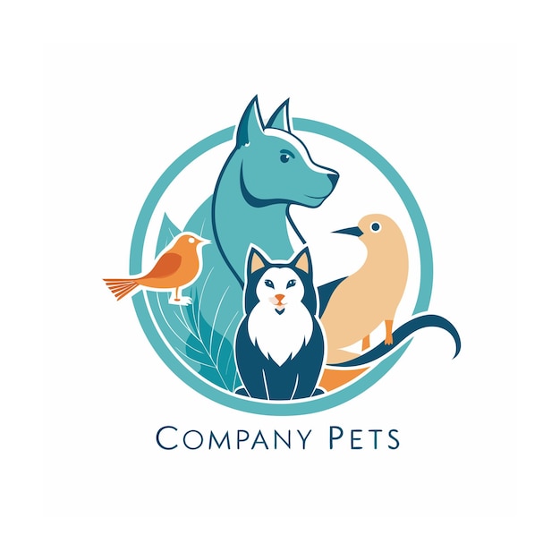 Animals and Pets logo template