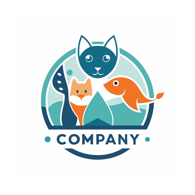 Animals and Pets logo template