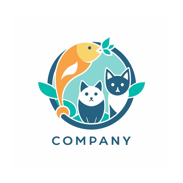 Animals and Pets logo template