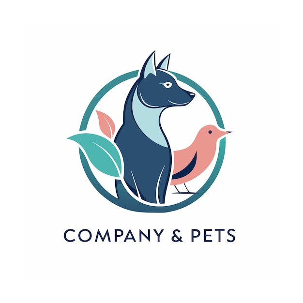 Animals and Pets logo template