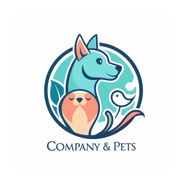 Animals and Pets logo template