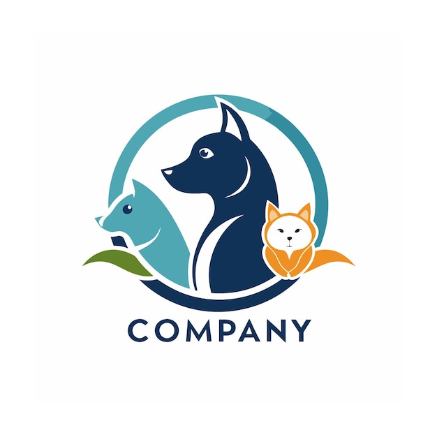 Animals and Pets logo template