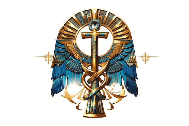 Ankh life symbol Egypt illustration