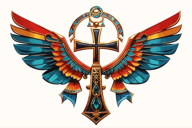 Ankh life symbol Egypt illustration