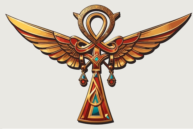 Ankh life symbol Egypt illustration