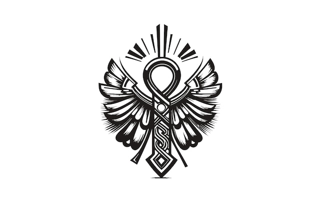 Ankh life symbol Egypt illustration