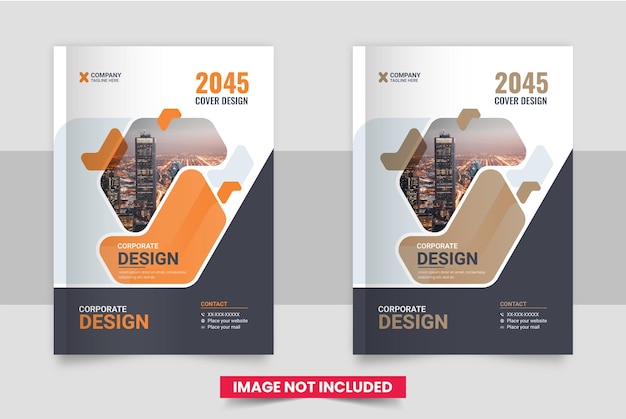 Annual report brochure flyer design Leaflet presentation book cover templates layout in A4 size