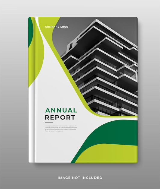 annual report business flyer template