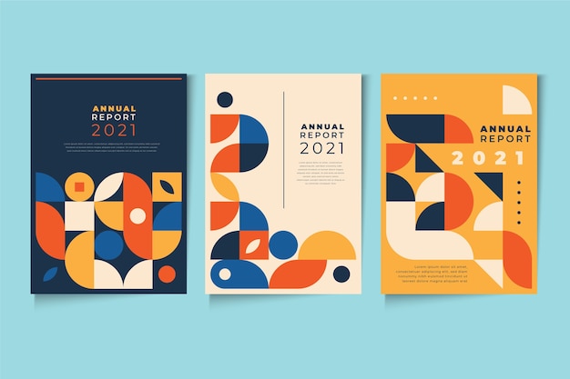 Annual report business template