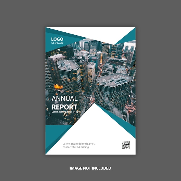 Annual report cover design templat