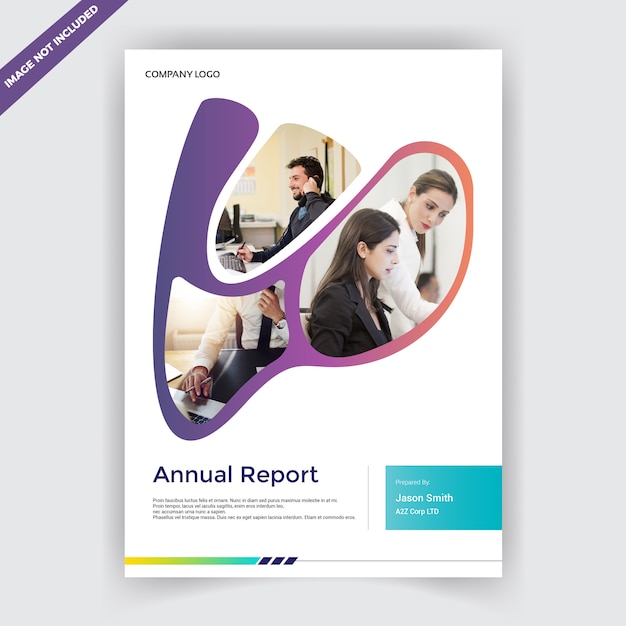 Annual Report Cover Design Template