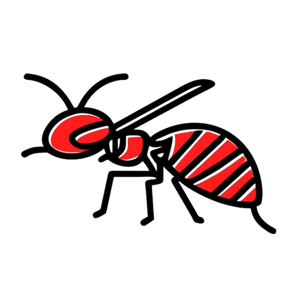 ant flies icon vector illustration icon