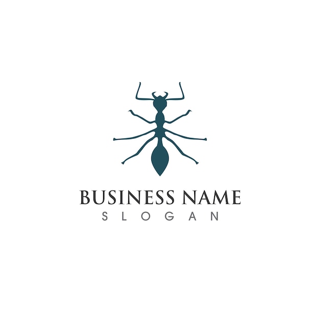 Ant logo and symbol vector image