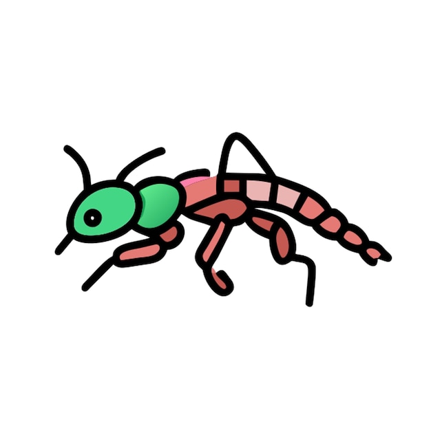 ant looks icon vector illustration icon