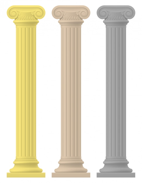 Antique column stock vector illustration