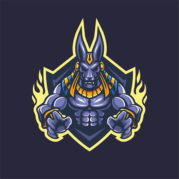 Anubis Logo Esport   Mascot Design