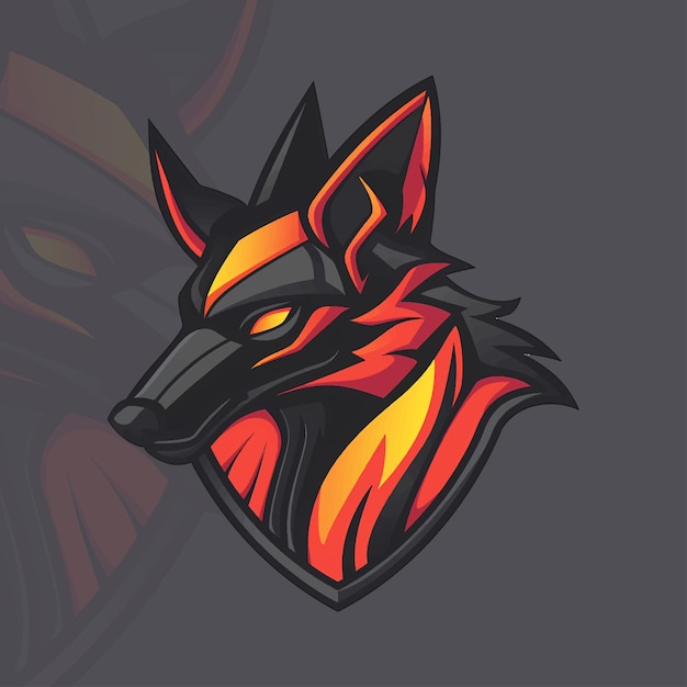 Anubis Vector Esport Logo