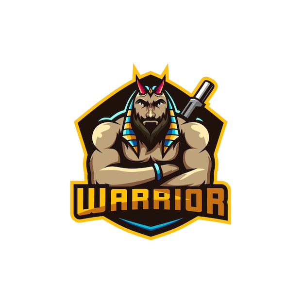 Anubis warrior illustration premium