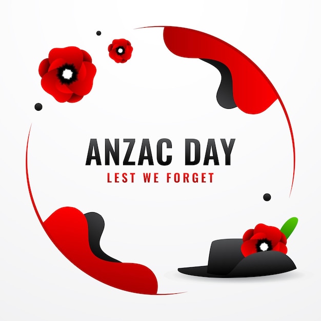 Anzac Day Design Background For Memorial Moment