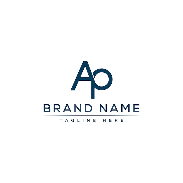 Vector ap logo design template vector graphic branding element