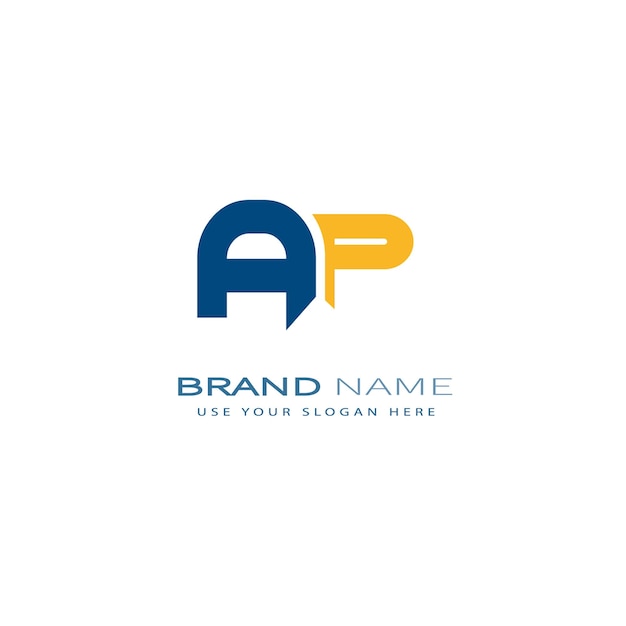 AP401 letter AP logo design