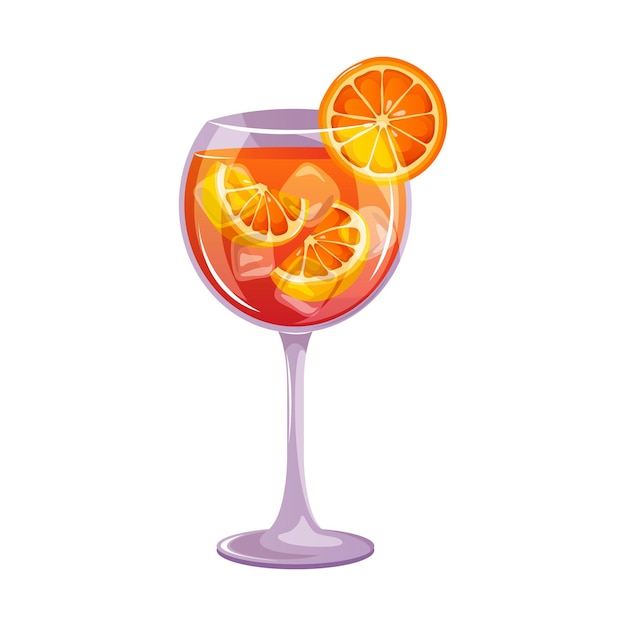 Aperol Spritz classic cocktail with prosecco soda orange ice Italian aperitif cocktails Alcohol