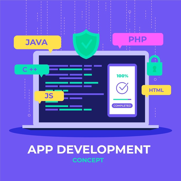 App development illustration