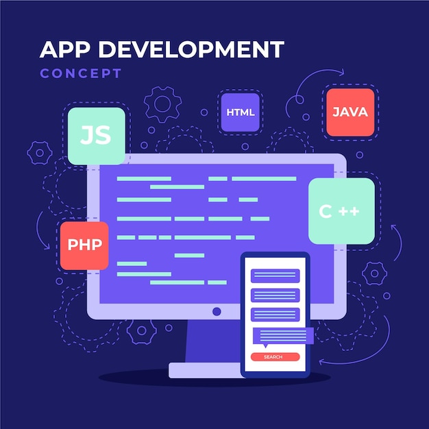 App development illustration