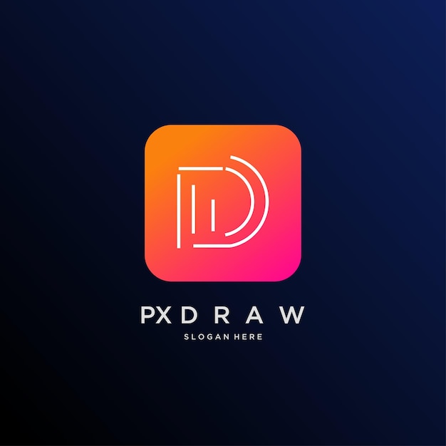 App logo design company gradient colorful