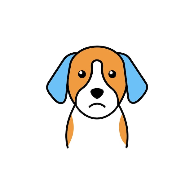 Appenzeller Dog cries icon vector illustration