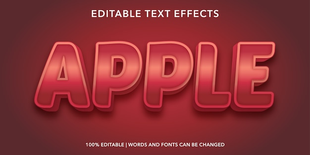 Apple 3d Style Editable Text Effect