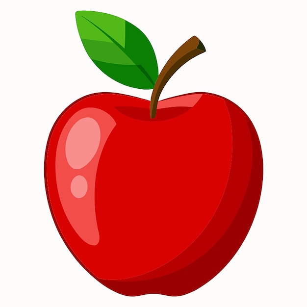 Vector apple food vector illustration