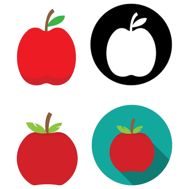 Apple icon vector