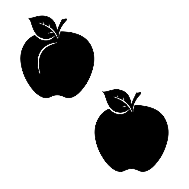 apple silhouette