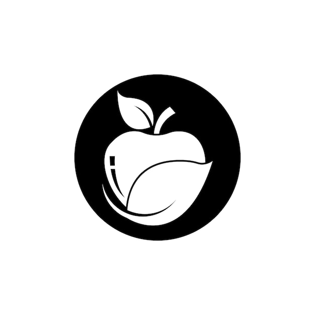 Apple vector illustration template