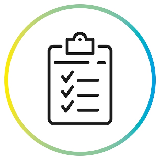 application form vector icon