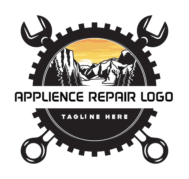 Applience repair logo vector